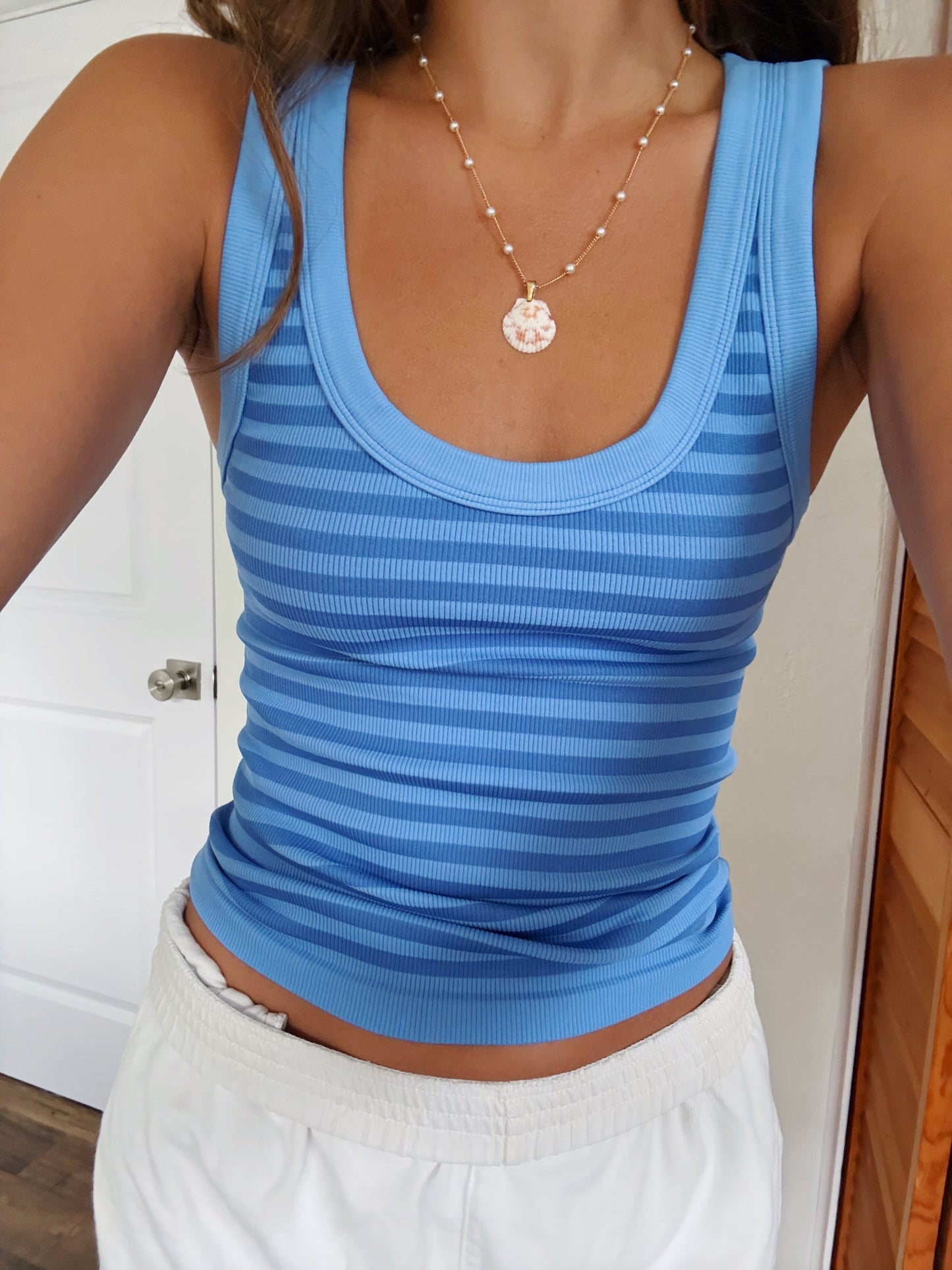 LONG STRIPED TANK